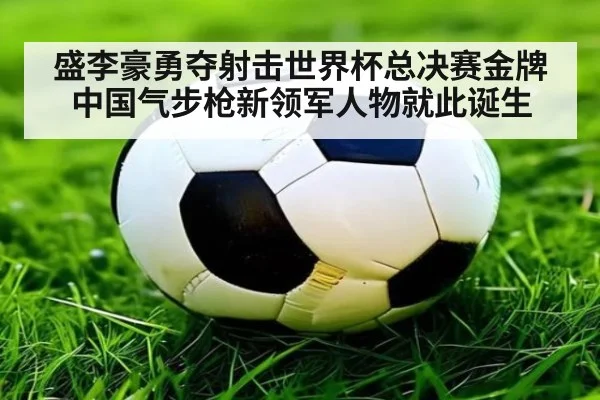 盛李豪勇夺射击世界杯总决赛金牌中国气步枪新领军人物就此诞生